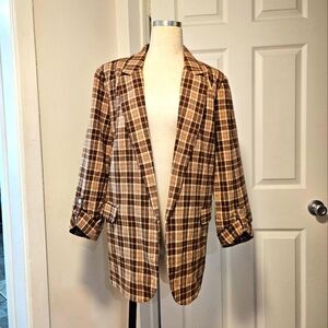 Entro Brown Squared Blazer